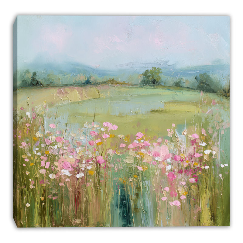 Art mural sur toile tendue Wildflower, 30"W x 30"H x 1.5"D