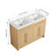 Ensemble de meuble-lavabo autoportant 48 po avec lavabo en résine 48 po
