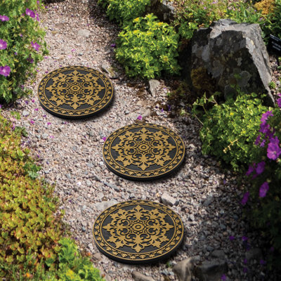 Baroque Rubber 3 piece Stepping Stone Set