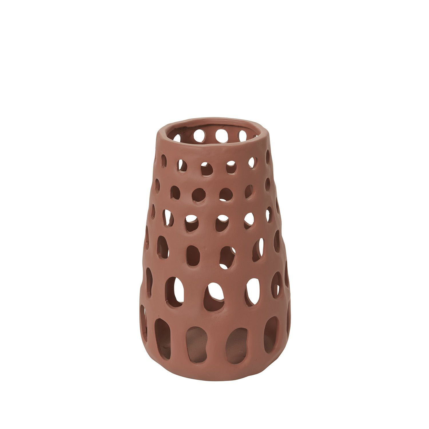 L.Brown Ceramic Lantern main image 1