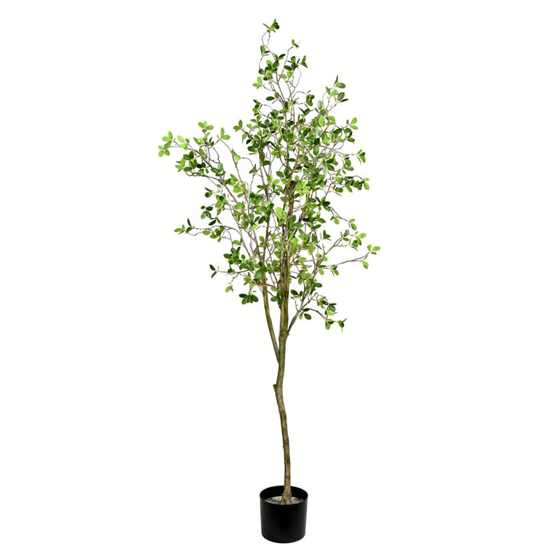 Arbre à fleurs artificiel en pot de Milan en pot Toscani, H 72 po x l 28 po x P 28 po