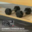 Banc de poids réglable avec support à haltères, banc d'entraînement en bois, banc plat ou incliné pour l'entraînement de musculation à domicile-209132415