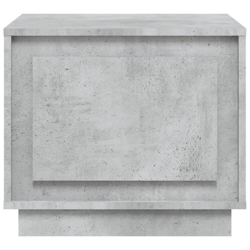 Nikolov Side Table with Storage, Concrete Grey