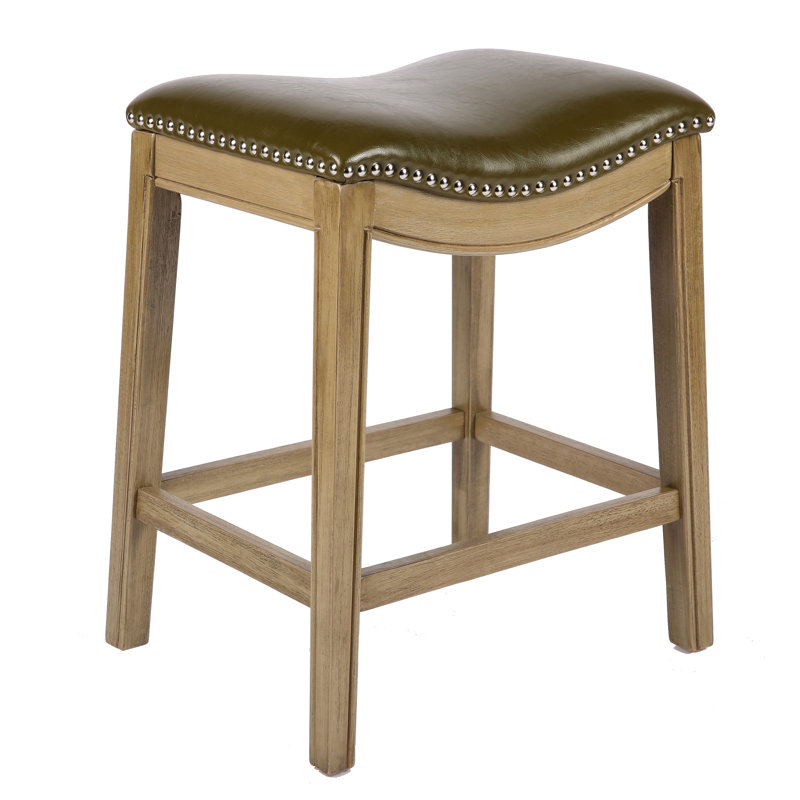 Ardussi Bar Stool, Counter Stool (24.02" Seat Height), Green