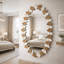 Solid Wood Oval Mirror