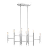 Lustre géométrique style bougie à 8 lumières Sébastien
