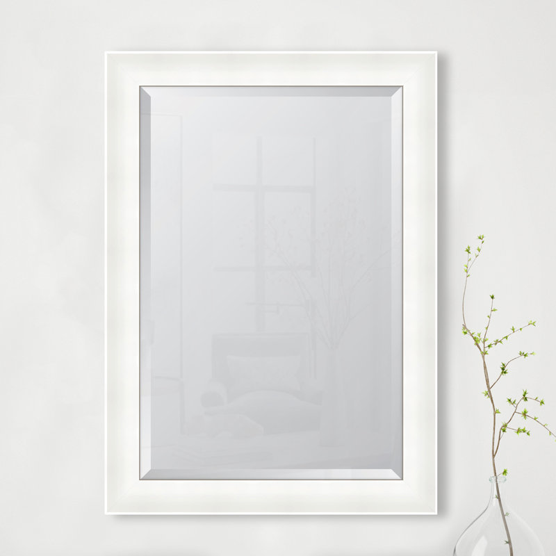 Mylene Wall Mirror, 42.5" H x 30.5" W, Black