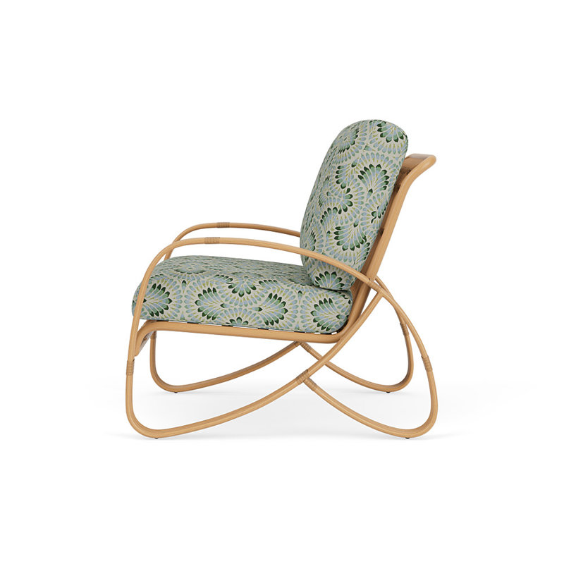 Riviera Outdoor Lounge Chair, Plume Spring