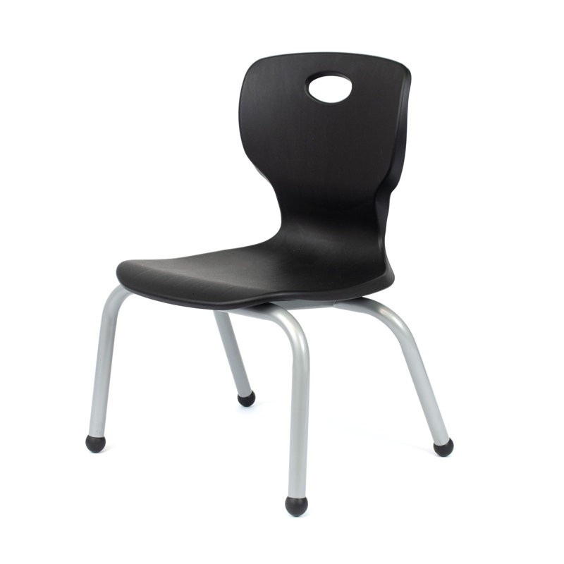 Chaise empilable School School, Noir