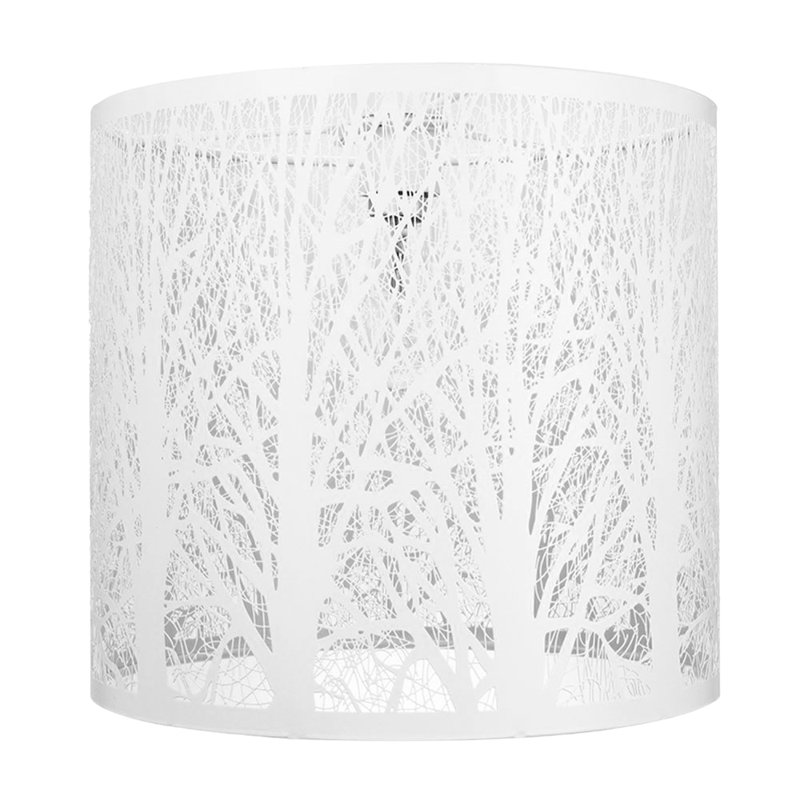 32 cm H Drum Pendant Shade ( Screw On ), White