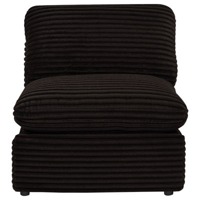 Fauteuil inclinable électrique modulaire Collins brun chocolat