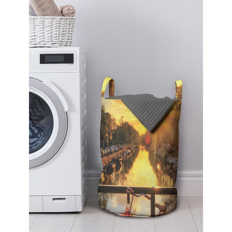 Fabric Laundry Bag with Handles