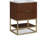 Kleier 24" Genuine Marble Top, Steel And Glass Base Vanity-83630225