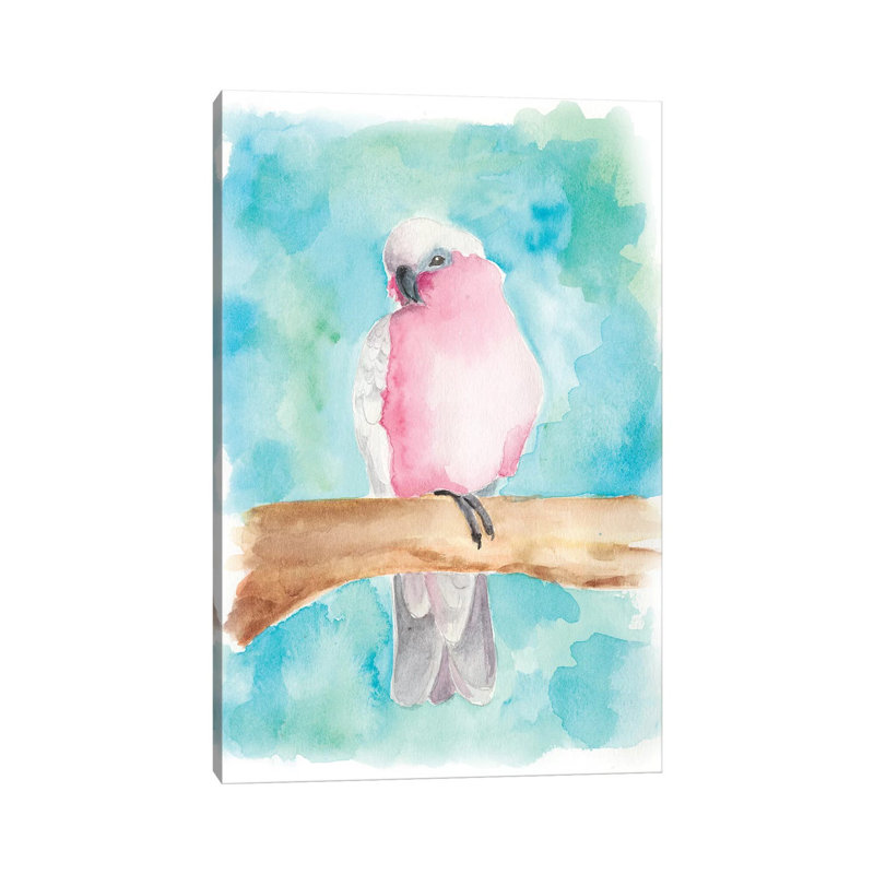 Sweet Tropical Bird III by Regina Moore - Wrapped Canvas Painting, 20.32 cm H x 30.48 cm W