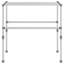 Laundry Dryer 83x(50-55)x(40-85) cm Aluminium