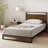 Daniel 37" Low Profile Bamboo and Metal Platform Bed-1085059808-1166955125