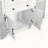 Modern Sideboard with Power Outlet and Acrylic Doors-6085047