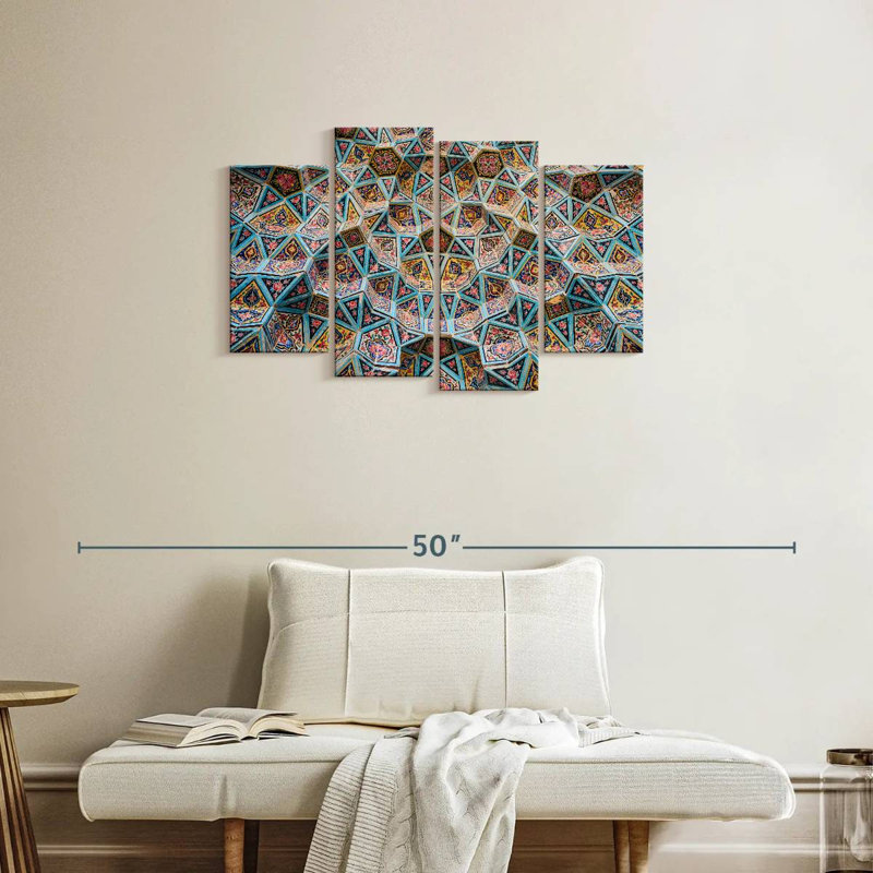 Plafond Lilie Nasir Al Molk, H 22 po x l 36 po