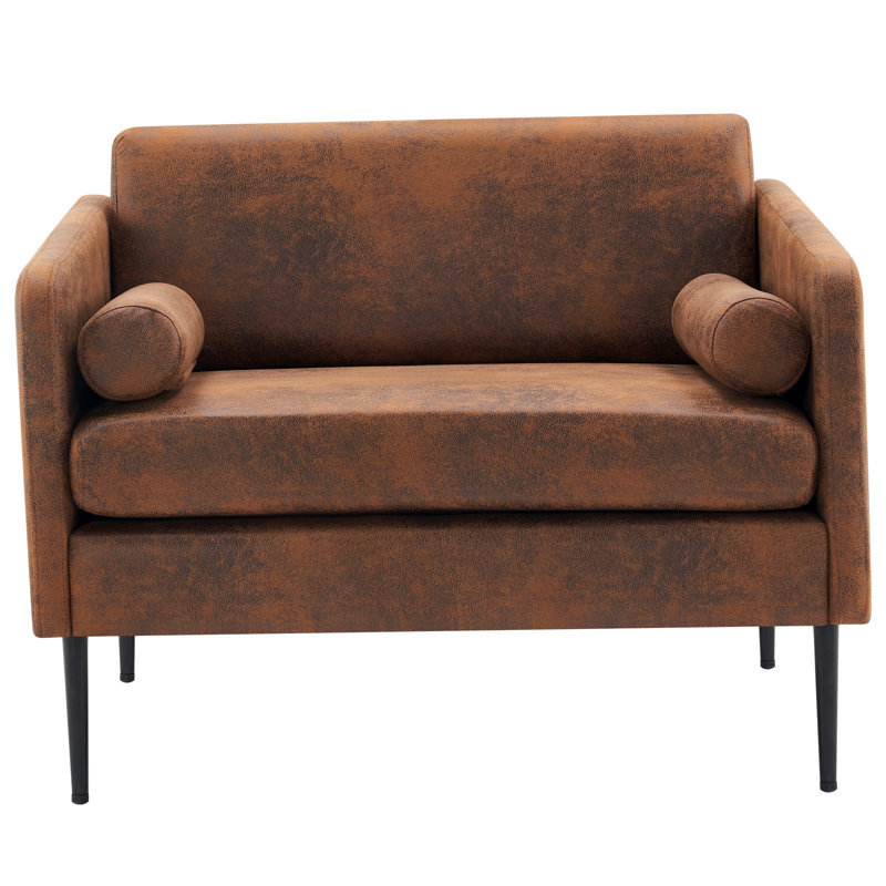 Fauteuil Kleinman, Mélange de lin brun