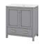 Ensemble de meuble-lavabo 60 po avec lavabo double, ensemble de meuble-lavabo double (séparé), tablette de rangement et tiroirs séparés (miroir non inclus)-735144144