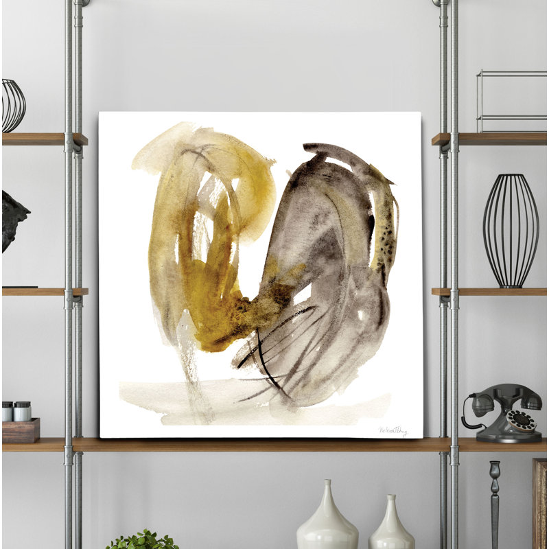Calendula II - Painting Print, 40" H x 40" W x 1.5" D, Wrapped Canvas