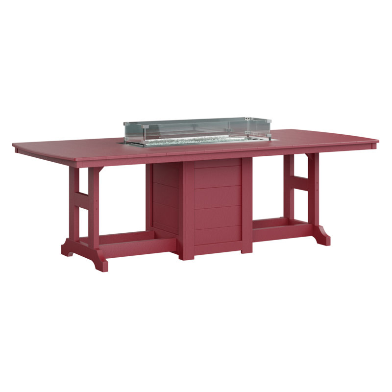 Table de salle à manger à hauteur de comptoir 96 po Berlin Gardens Garden Classic, H 35,5 po x l 44 po x P 96 po