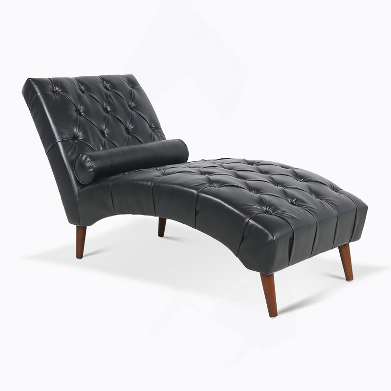 Chaise longue rembourrée