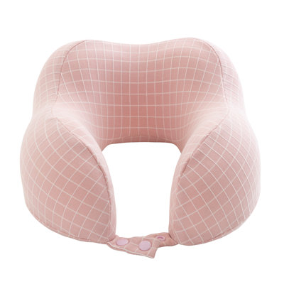Travel Pillow - Memory Foam Pillow with Washable Cover - Neck Pillows for Sleeping on Airplanes, Trains, Cars, and Buses by Home-Complete
