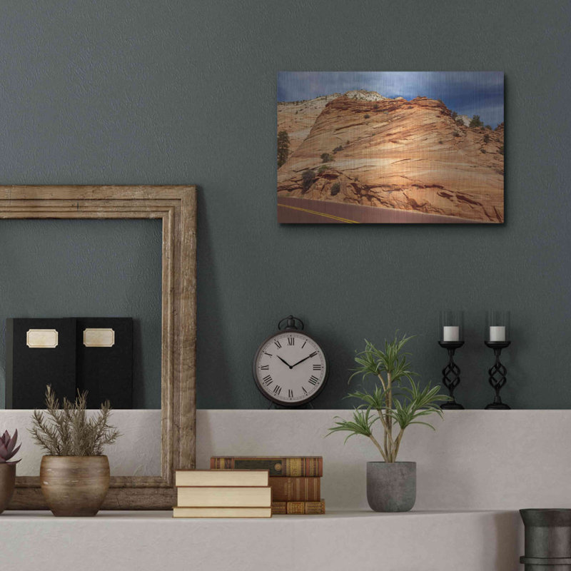 Utah, art mural en métal 5 pi, H 12 po x l 16 po