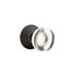 Double Dummy Modern Disc Crystal Knob with Modern Rose