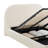 Modern Upholstered Storage Bed with Curved Headboard -396940734