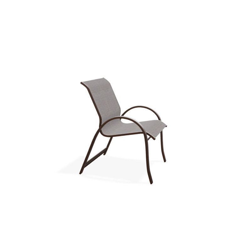 Fauteuil de salle à manger empilable Hiraku, Oursin, Kona