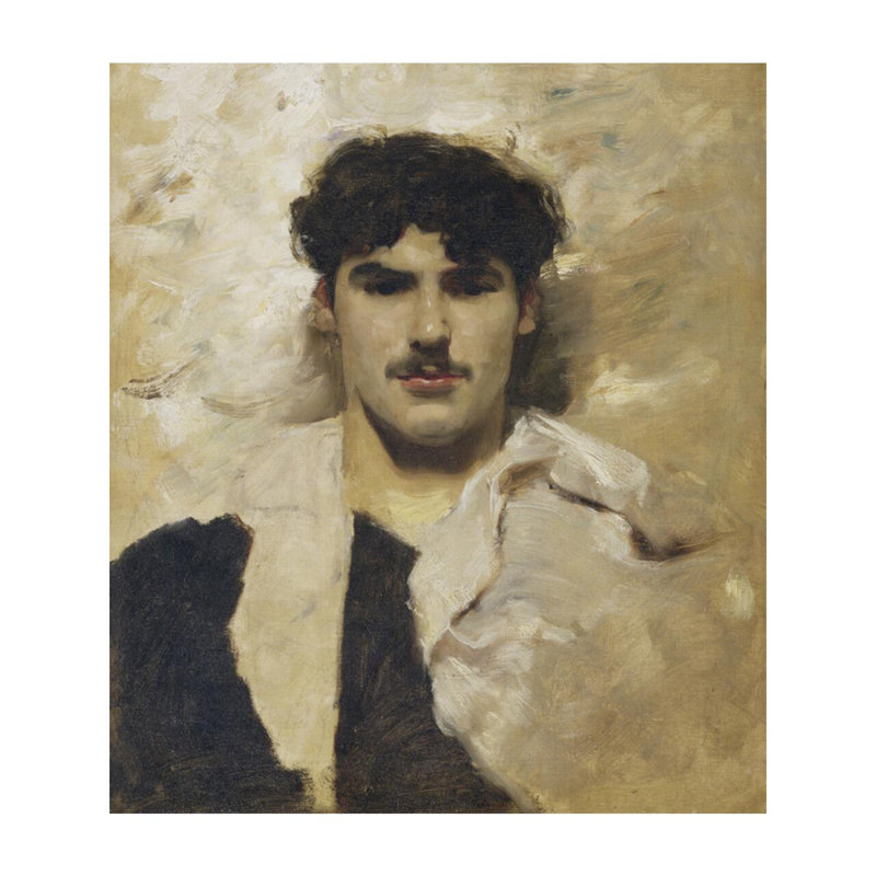 Tête d'un mannequin par John Singer Sargent - Impression giclée, H 40 po x l 32 po