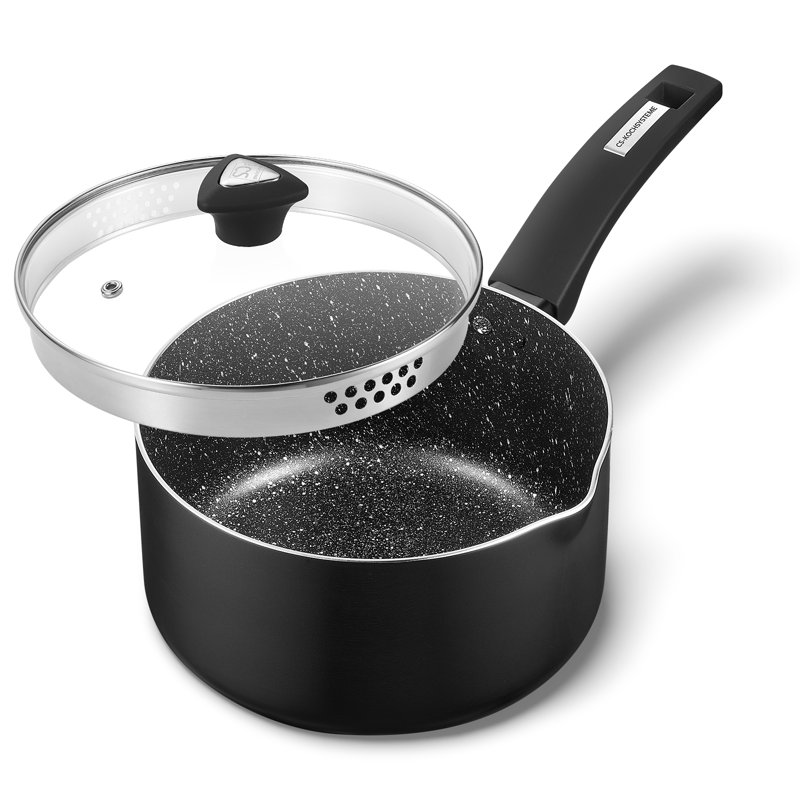 3 Quarts Non-Stick Aluminum Saucepan