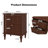 Mid-Century Modern Nightstand with Draws（set of 2）-1364703454