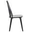 Chaise d'appoint en bois massif Rolde