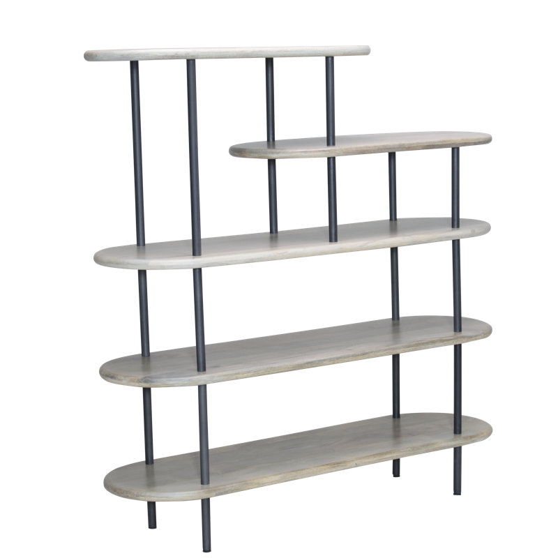 Tameria 5 Tier Oval Bookshelf