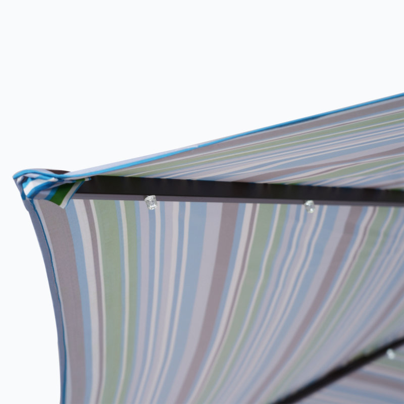 Parasol Tabea 104,76 avec contrepoids inclus, Rayures bleues