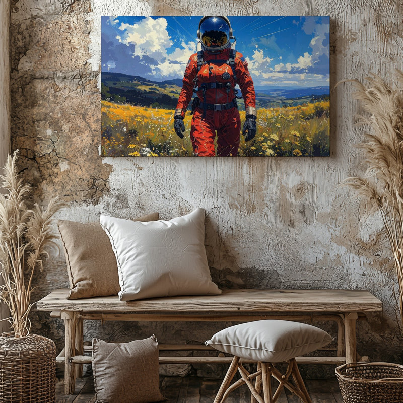Art mural sur toile, "surréaliste", H 9 po x l 12 po