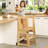 Helper Tower With Chalkboard Kitchen Step Stool
