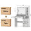 Meuble-lavabo de 40 po Eglantina-2126333903