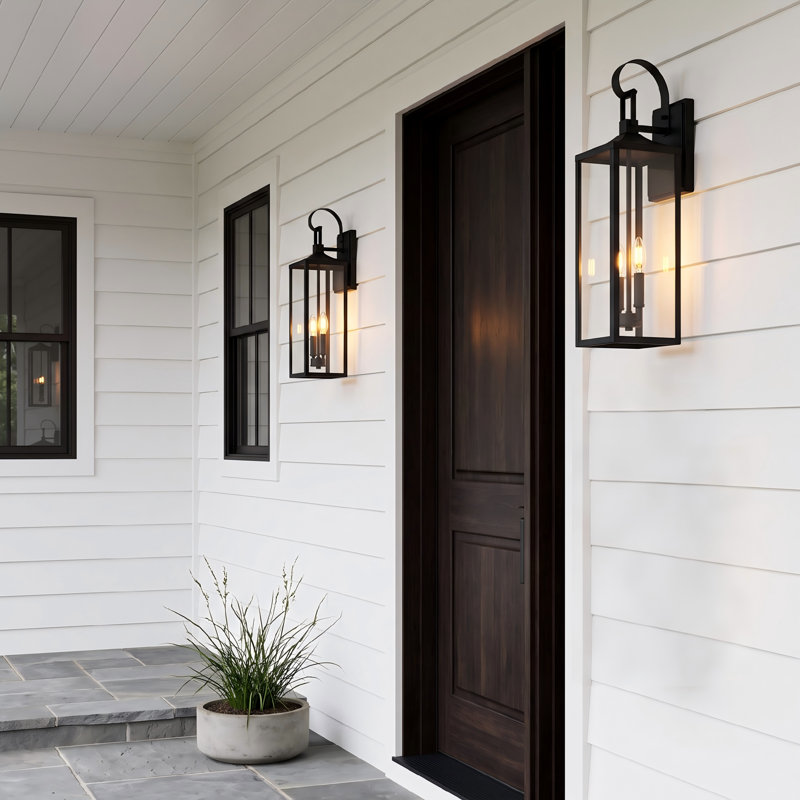 Baltzell 25"H 2-Light Outdoor Wall Light