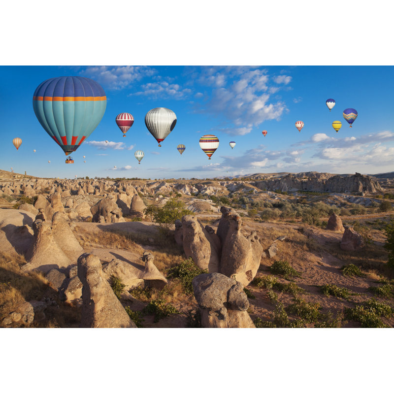 Hot Air Ballons Of Cappadocia by Eli_asenova - Wrapped Canvas Print, 20cm H x 30cm W