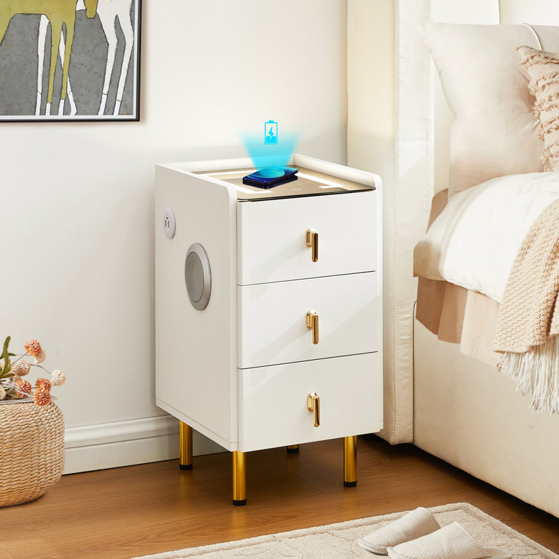 30.5 cm W Bedside Table