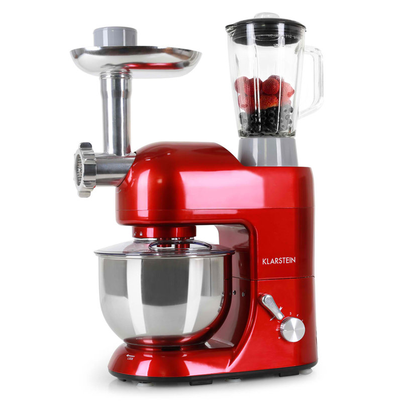 Klarstein 5L Stand Mixer, Red