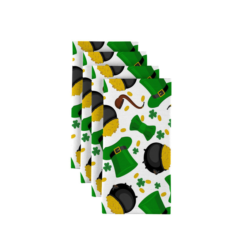 Polyester Abstract Square Napkin