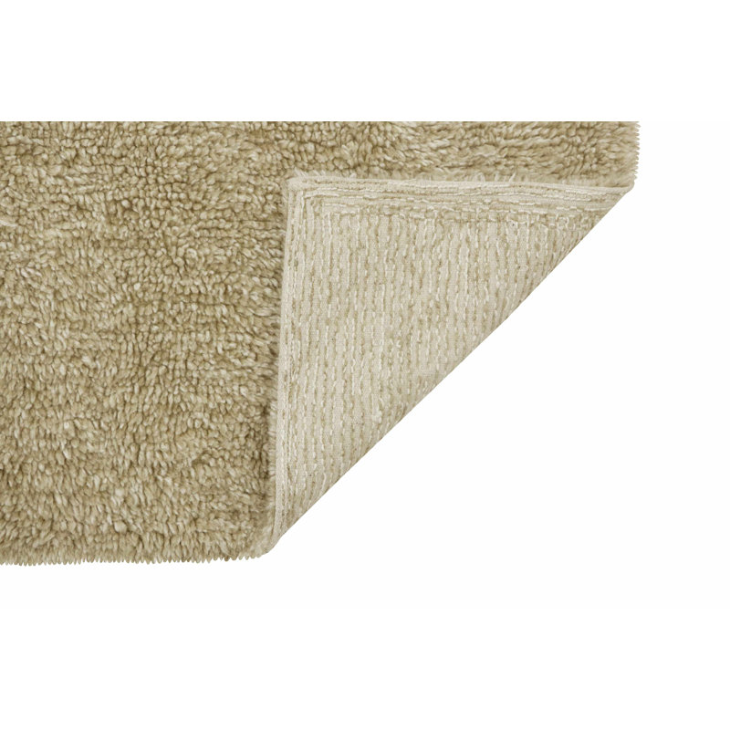 Sheep Of The World Hand Tufted Wool Area Rug in Sheep Beige, Rectangle 5'7" x 7'10"