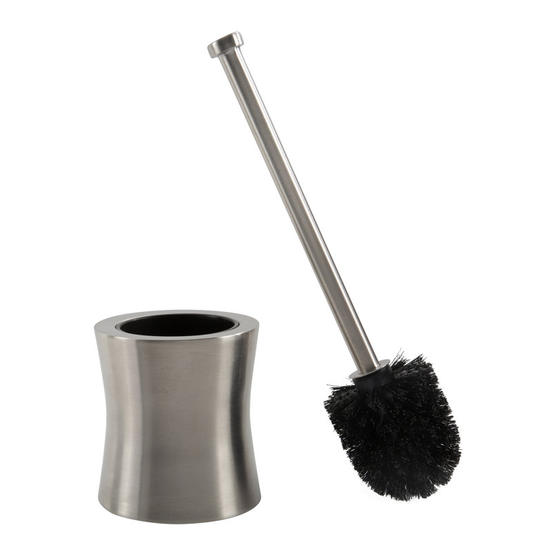 14,75 en acier inoxydable en verre en forme d’heure. brosse de toilette autoportante et porte-cartouche h