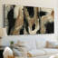 Baked Paintstrokes I  -Custom Wrapped Gallery Canvas - 3 Pieces-1295000677
