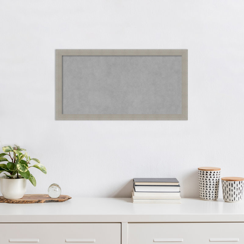 Tableau magnétique en métal Woodgrain, H 14 po x l 26 po